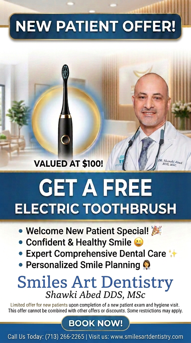 new patient offer at smiles art dentistry in houston tx