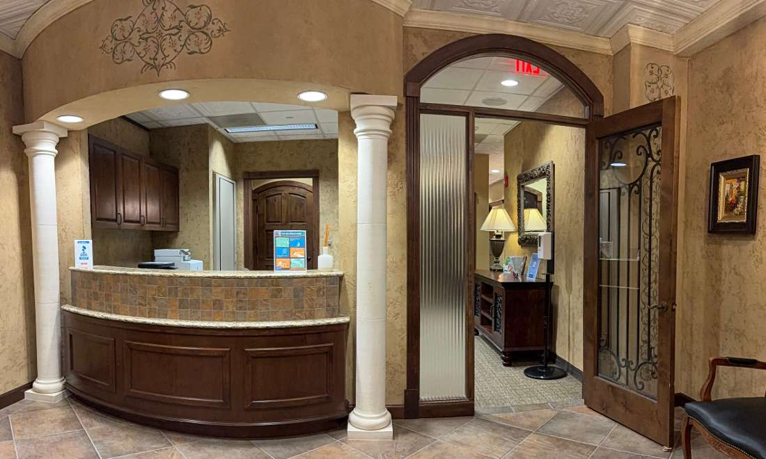 main lobby of smiles art dentistry your cosmetic dentist uptown
